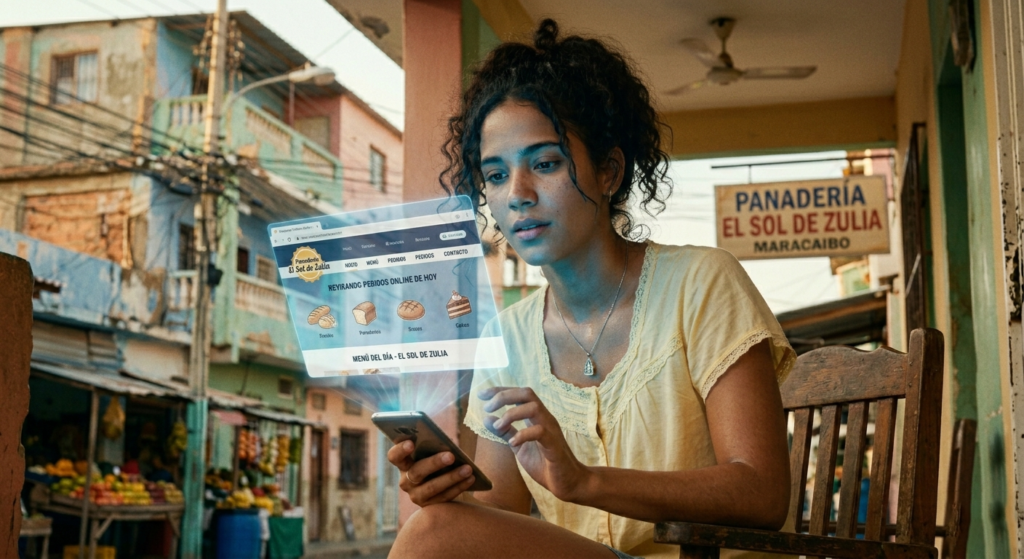 Diseño de una pagina web en Maracaibo optimizada para dispositivos móviles. 